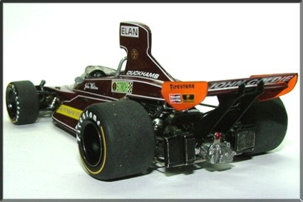 Tameo Kits SLK046: Car scale model kit 1/43 scale - Brabham BT44B Brabham  Racing Organisation Team sponsored by Warsteiner #36 - Rolf Stommelen (DE)  - German Formula 1 Grand Prix 1976 (ref. SLK046)